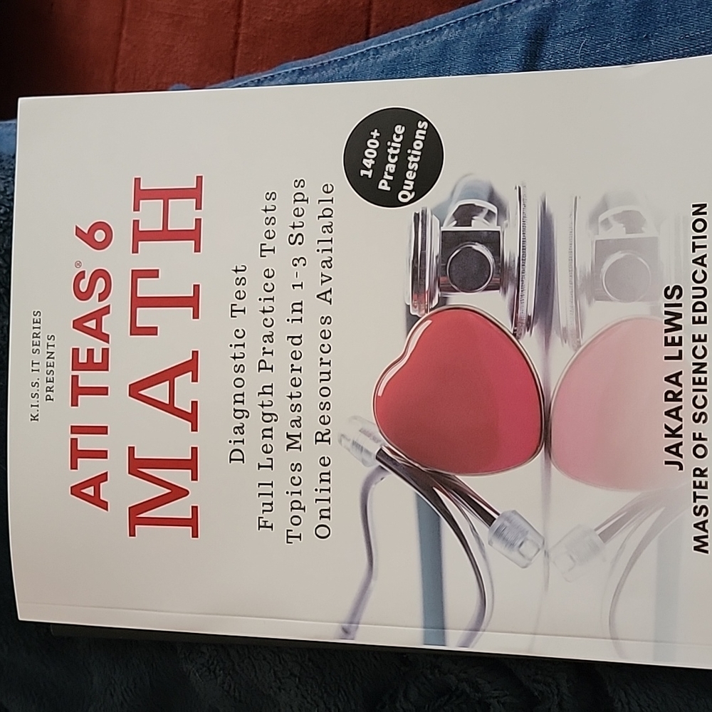 ATI TEAS 6 Math and practice tests by Jakarta Lewis